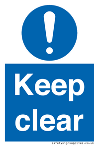 keep clear